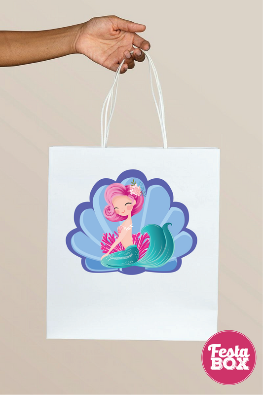 Return Gift Bags for Birthday Party - Mermaid Theme (Set of 6)