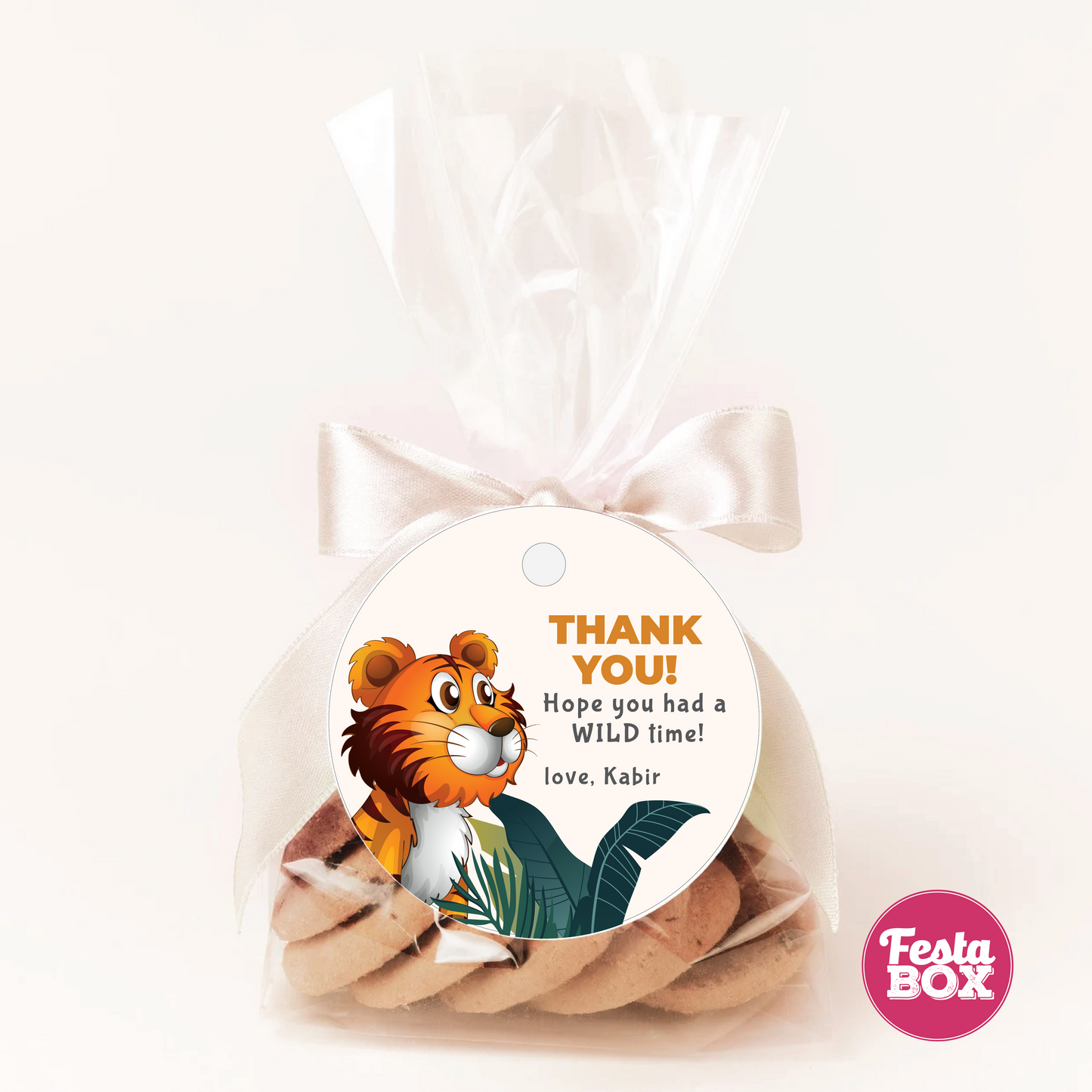 Gift Tags under Jungle Safari Birthday Party Theme Collection by Festabox