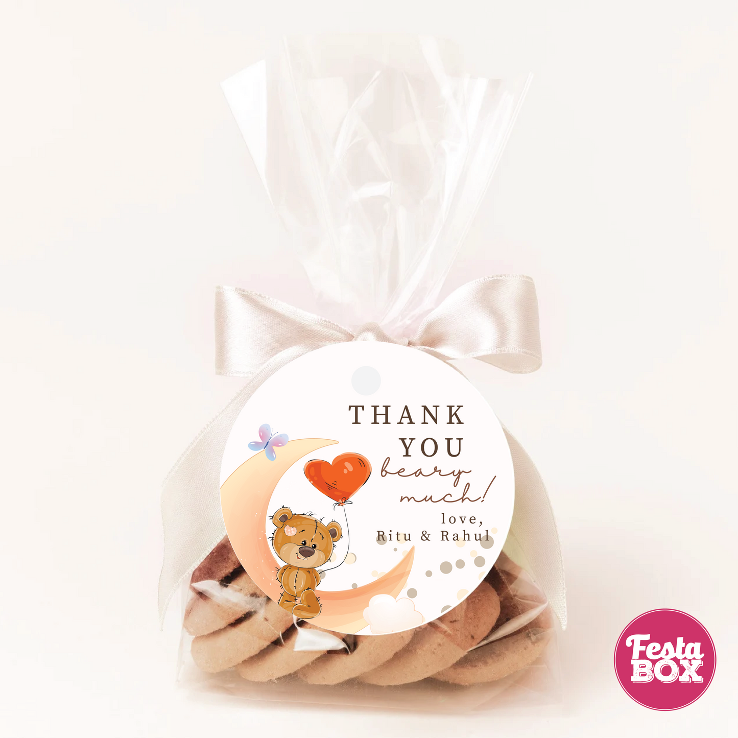Gift Tags under the Teddy Bear Collection by Festabox for Baby Shower